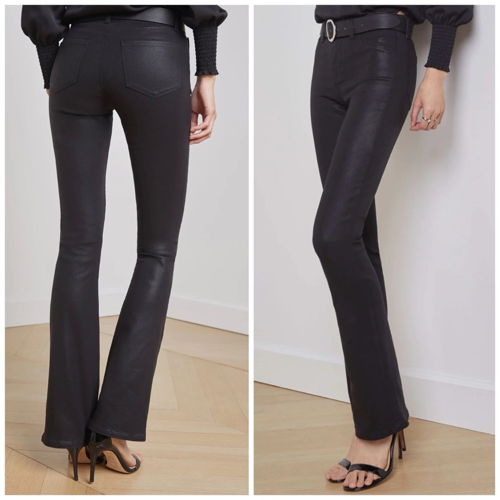 NWT L’Agence Selma Coated Bootcut Jean